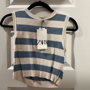 Zara Striped Crop Top | NWT | Smoke Free Home